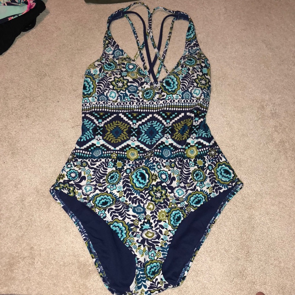 floral one piece